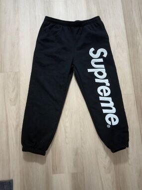 Supreme Black Sweatpants